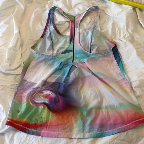 tank top Lululemon sky to Seawheeze print Size 8 - Picture 2 of 3